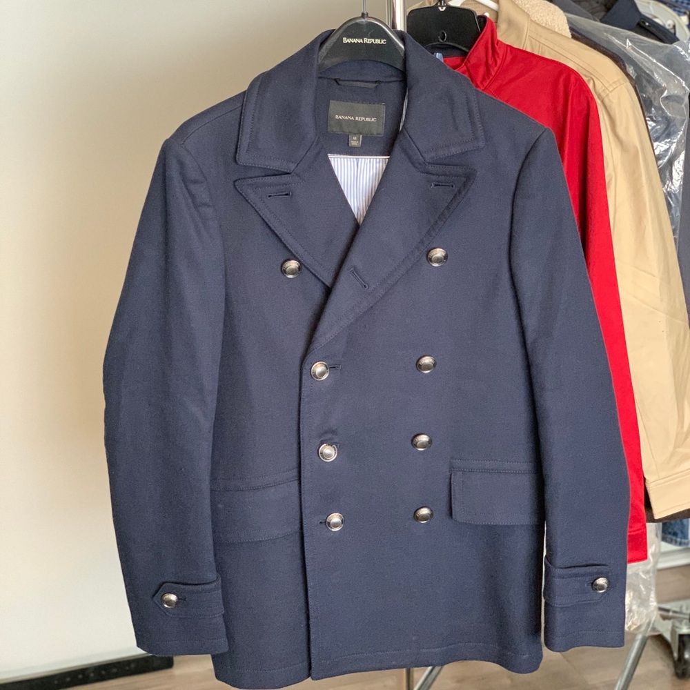 Banana Republic Pea Coat - Canvas
